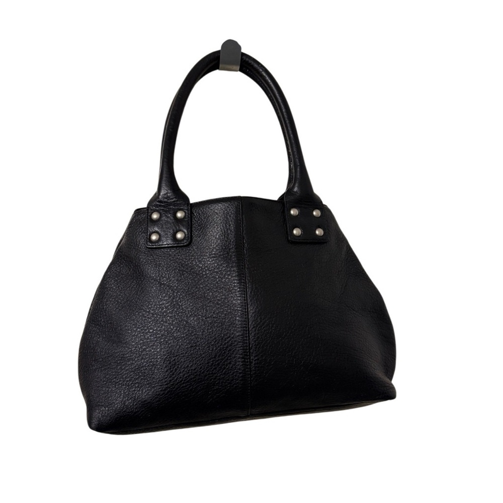 Vintage Y2K GAP Classic Black Leather Tote Handbag